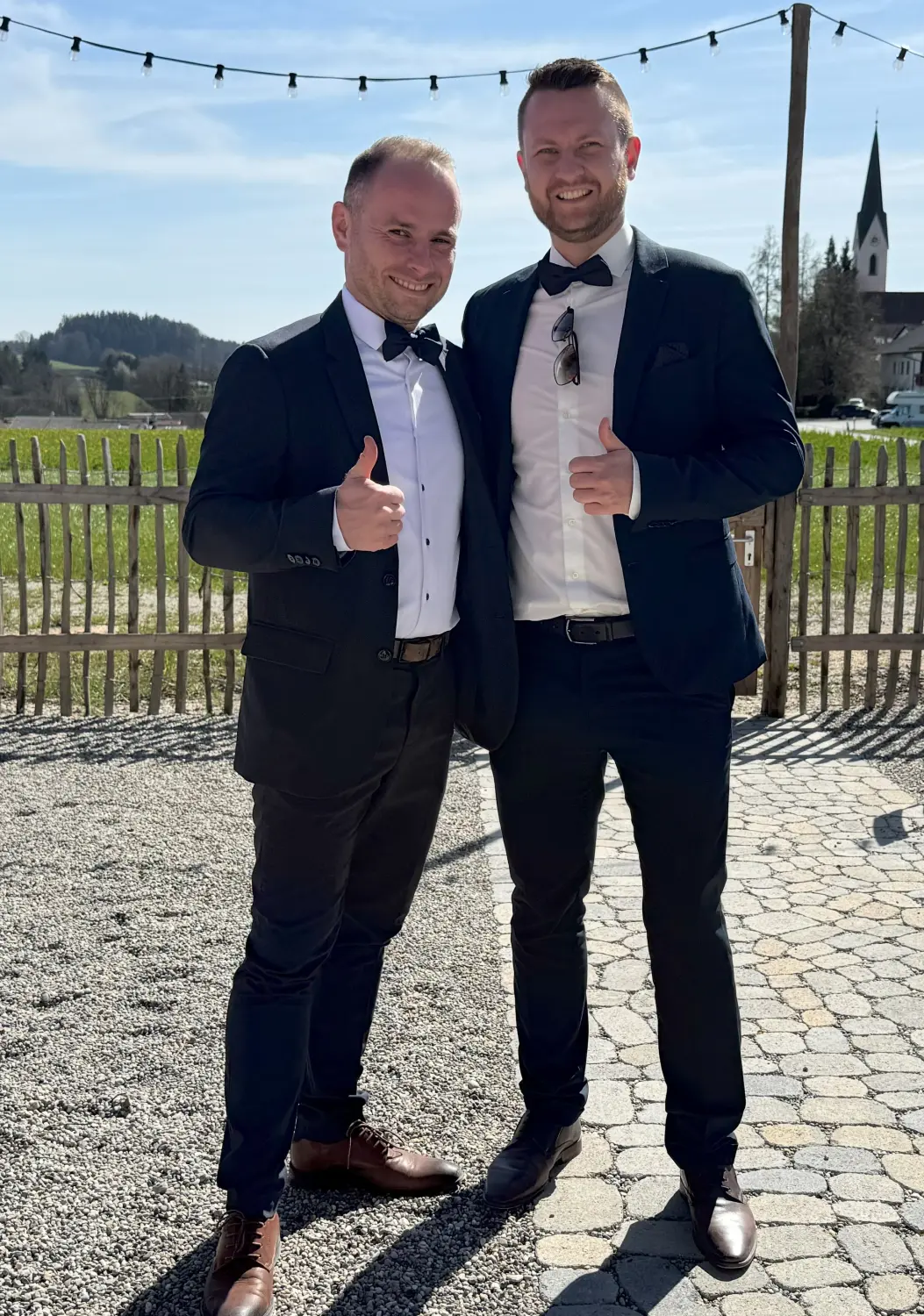 Volker with Peter 